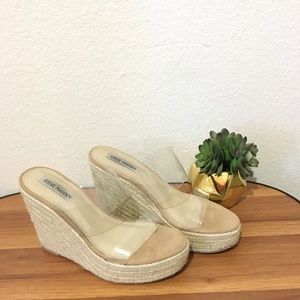 Steve Madden Espadrille Sole Wedge Size 8
